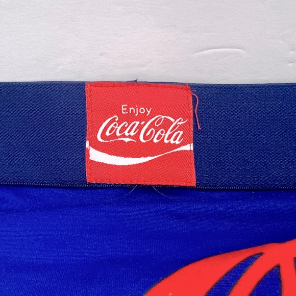CRAZY BOXER BRIEFS COCA COLA DESIGN, 92%  POLYESTER 8% “ELASTHANNE,” LARGE SIZE - Picture 5 of 11